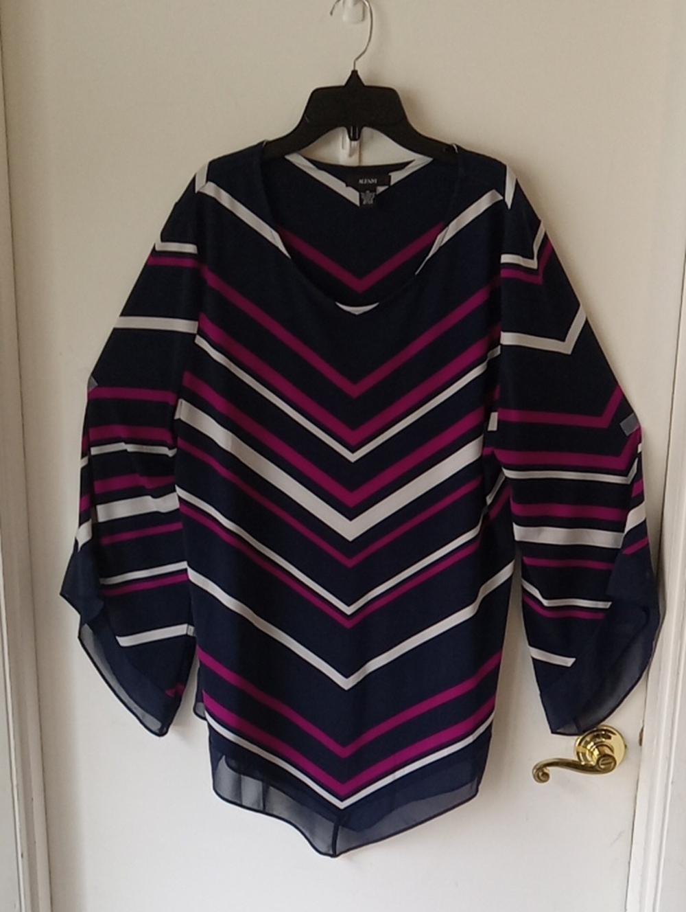 Alfani Chevron Striped Women’s Blouse